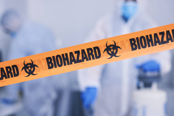Professional Crime Scene Cleanup technician working in Sharon Center, OH